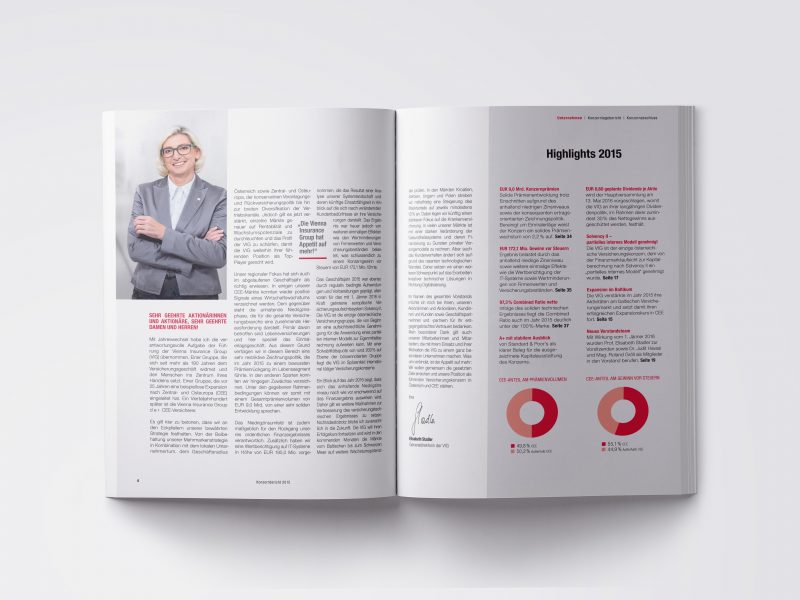 VIG Geschäftsbericht 2015 Vorstandsvorwort