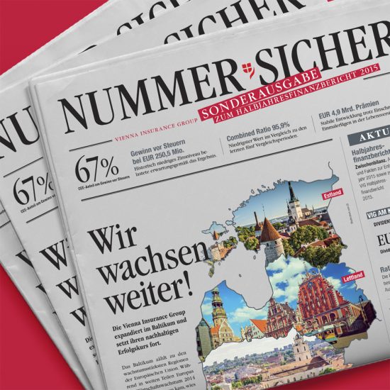 Cover der Beilage, VIG Halbjahresbericht 2015